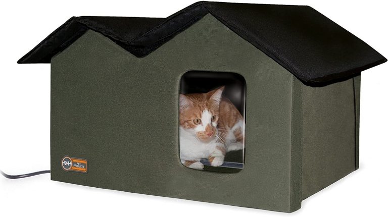 K&H Pet Products Outdoor Multi-Kitty House Cat Shelter Heated or Unheated