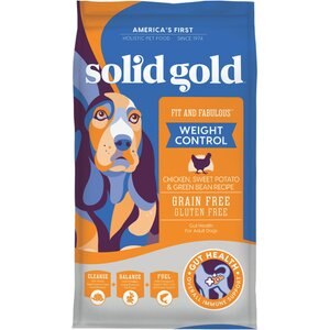 Solid Gold Fit & Fabulous Weight Control Grain-Free Chicken, Sweet Potato & Green Bean Dry Dog Food