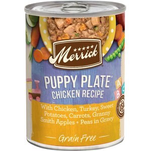 Merrick Grain Free Wet Puppy Food Puppy Plate Chicken Recipe