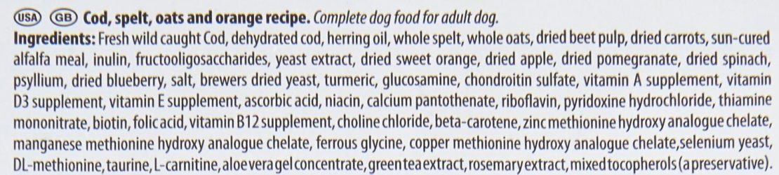 FARMINA N&D OCEAN CODFISH & ORANGE ANCESTRAL GRAIN ADULT DRY DOG FOOD