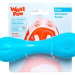 West Paw Zogoflex Hurley Dog Bone Chew Toy – Floatable Pet Toys for Aggressive Chewers