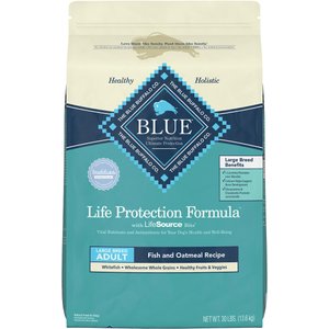 Blue Buffalo Life Protection Formula Large Breed Adult Fish & Oatmeal Recipe Dry Dog Food
