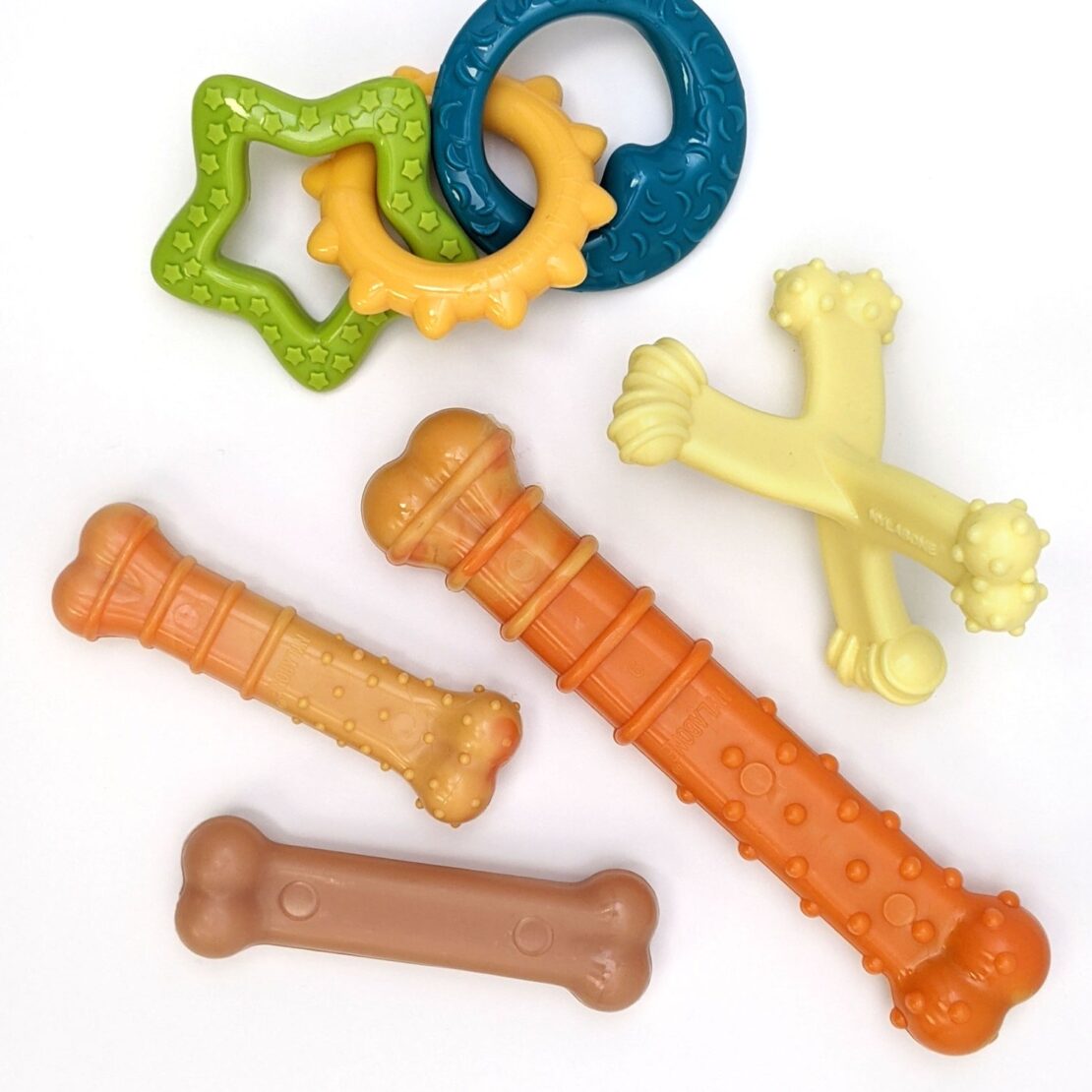 Nylabone Puppy Chew Teething Rings Dog Toy