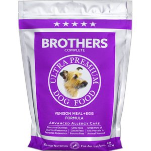 BROTHERS COMPLETE VENISON MEAL & EGG FORMULA ADVANCED ALLERGY CARE GRAIN-FREE DRY DOG FOOD