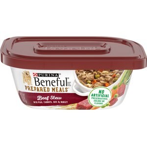 PURINA BENEFUL PREPARED MEALS BEEF STEW WITH PEAS, CARROTS, RICE & BARLEY WET DOG FOOD