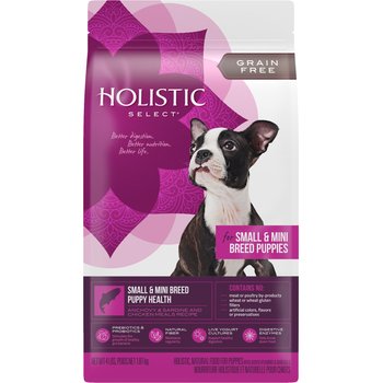 Holistic Select Natural Dry Dog Food Grain Free Small & Mini Breed Puppy
