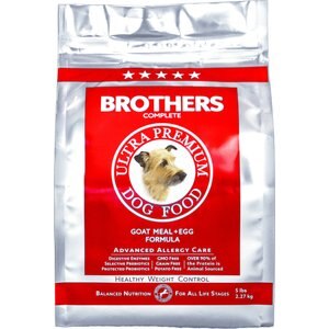 BROTHERS COMPLETE GOAT MEAL & EGG FORMULA ADVANCED ALLERGY CARE HEALTHY WEIGHT CONTROL GRAIN-FREE DRY DOG FOOD