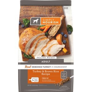 Simply Nourish Healthy Weight Turkey & Brown Rice Recipe Adult Dry Dog Food