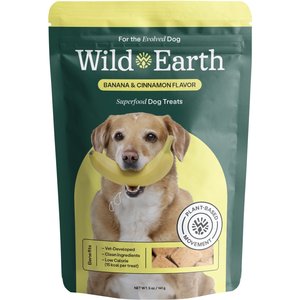 Wild Earth Good Protein Dog Snacks with Koji Banana & Cinnamon Flavor Crunchy Dog Treats
