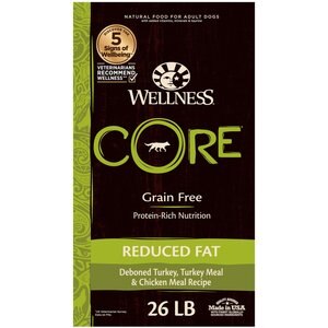 Wellness CORE Grain-Free Reduced Fat Turkey & Chicken Recipe Dry Dog Food