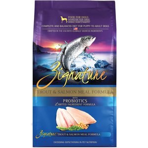 Zignature - Trout and Salmon Meal Formula Dry Dog Food