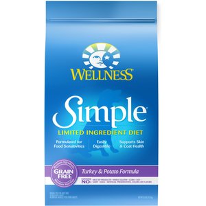 Wellness Simple Limited Ingredient Diet Grain-Free Turkey & Potato Formula Dry Dog Food