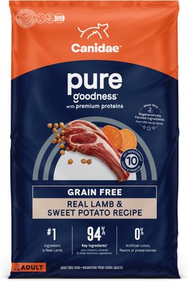CANIDAE Grain-Free PURE Limited Ingredient Lamb & Pea Recipe Dry Dog Food