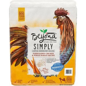 PURINA BEYOND SIMPLY 9 WHITE MEAT CHICKEN & WHOLE BARLEY RECIPE DRY DOG FOOD