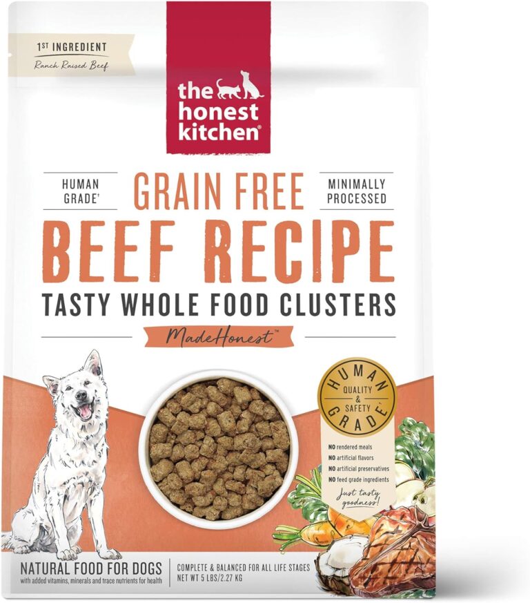 The Honest Kitchen Grain-Free Beef Whole Food Clusters Dry Dog Food