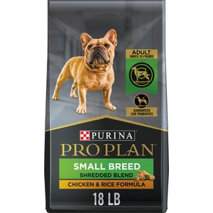 Purina Pro Plan SAVOR Shredded Blend Small Breed Formula Chicken & Rice Adult Dry Dog Food
