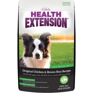 HEALTH EXTENSION ORIGINAL CHICKEN & BROWN RICE RECIPE DRY DOG FOOD