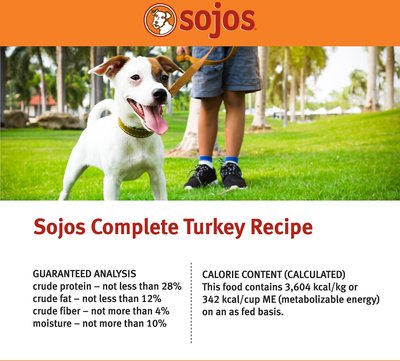 Sojos Complete Turkey Recipe Adult Grain-Free Freeze-Dried Raw Dog Food
