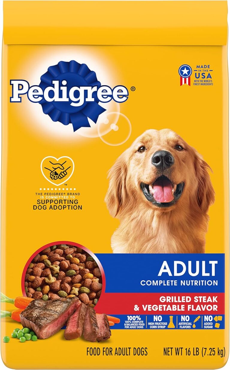 Pedigree Complete Nutrition Adult Dry Dog Food Grilled Steak & Vegetable Flavor Dog Kibble
