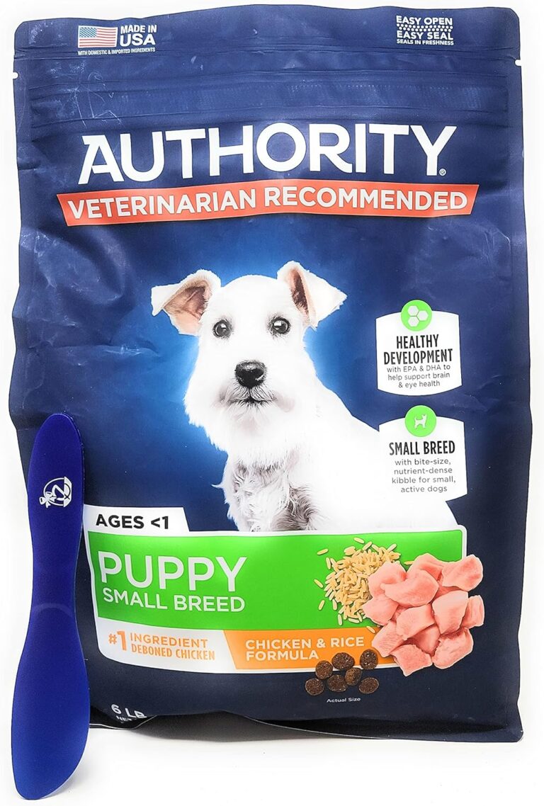 Authority Small Breed Puppy Dry Dog Food Chicken and Rice