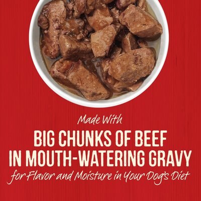 MERRICK CHUNKY GRAIN-FREE BIG TEXAS STEAK TIPS DINNER CANNED DOG FOOD
