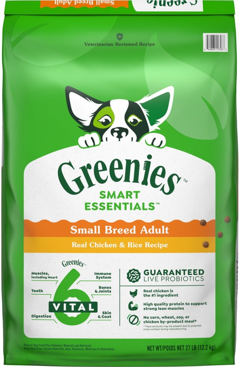 Greenies Smart Essentials Small Breed Adult High Protein Real Chicken & Rice Dry Dog Food