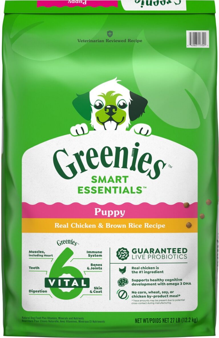 Greenies Smart Essentials Puppy High Protein Real Chicken & Brown Rice Dry Dog Food