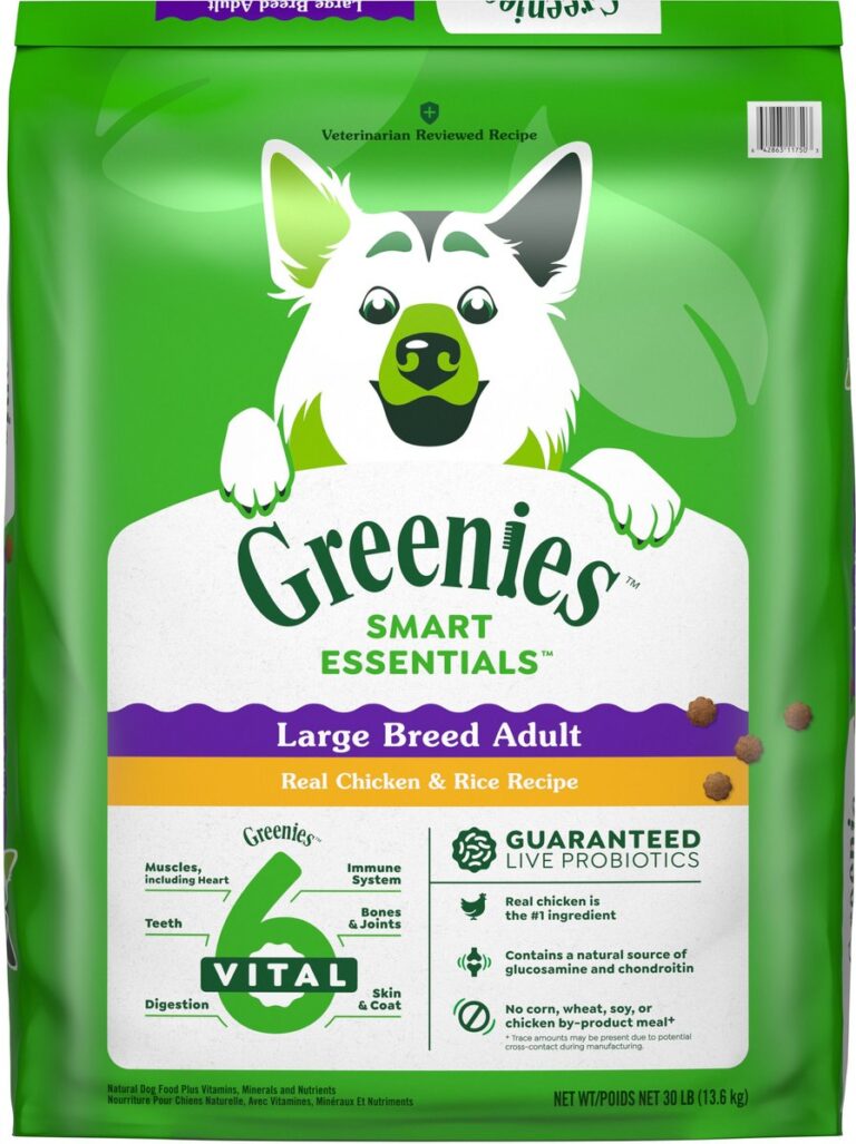 Greenies Smart Essentials Adult Large Breed High Protein Real Chicken & Rice Dry Dog Food