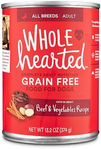 WholeHearted Grain Free Adult Beef and Vegetable Recipe Wet Dog Food