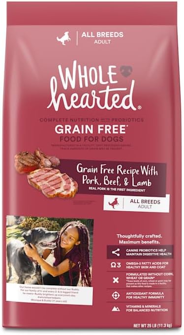 WholeHearted Grain Free Pork, Beef & Lamb Recipe Dry Dog Food