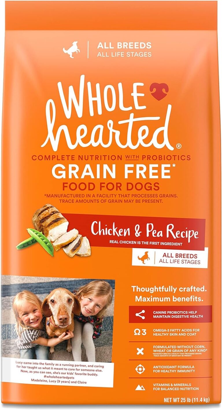 WholeHearted Grain Free Senior Chicken Recipe Dry Dog Food