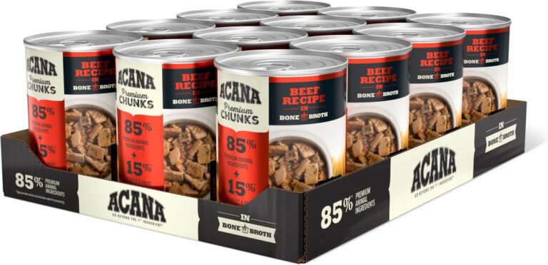 ACANA Premium Chunks Beef Recipe in Bone Broth Grain-Free Wet Dog Food