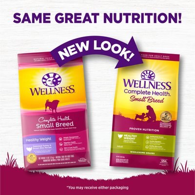 Wellness Small Breed Complete Health Adult Healthy Weight Turkey & Brown Rice Recipe Dry Dog Food