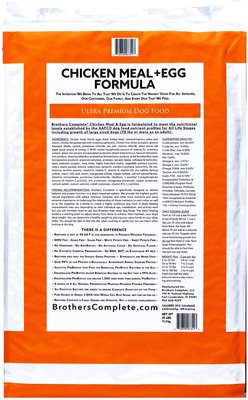 BROTHERS COMPLETE CHICKEN MEAL & EGG FORMULA GRAIN-FREE DRY DOG FOOD